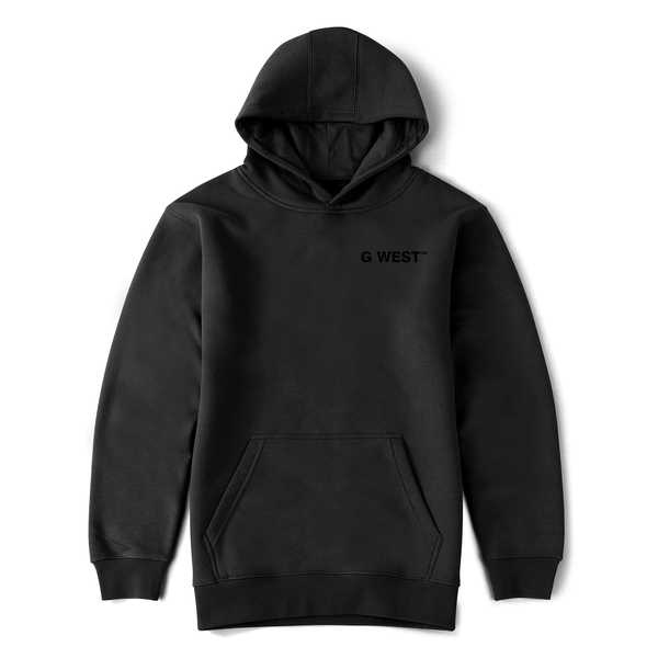 G WEST Pullover Hoodie With Logo Mens Style : GWHDWL7002