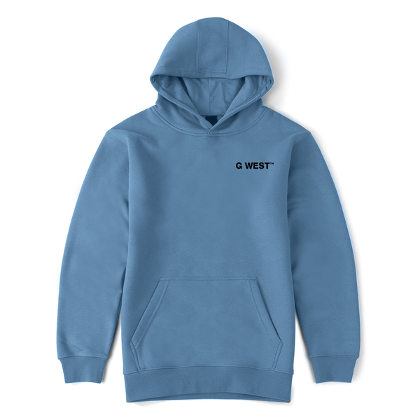 G WEST Pullover Hoodie With Logo Mens Style : GWHDWL7002