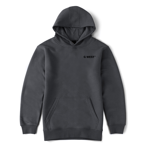 G WEST Pullover Hoodie With Logo Mens Style : GWHDWL7002