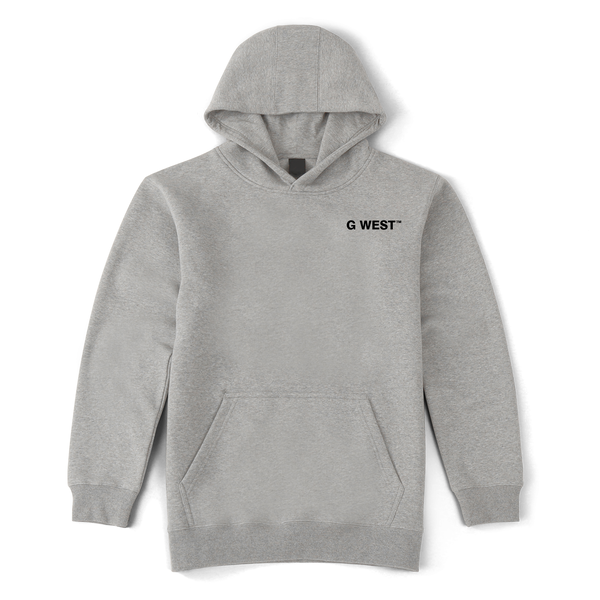 G WEST Pullover Hoodie With Logo Mens Style : GWHDWL7002