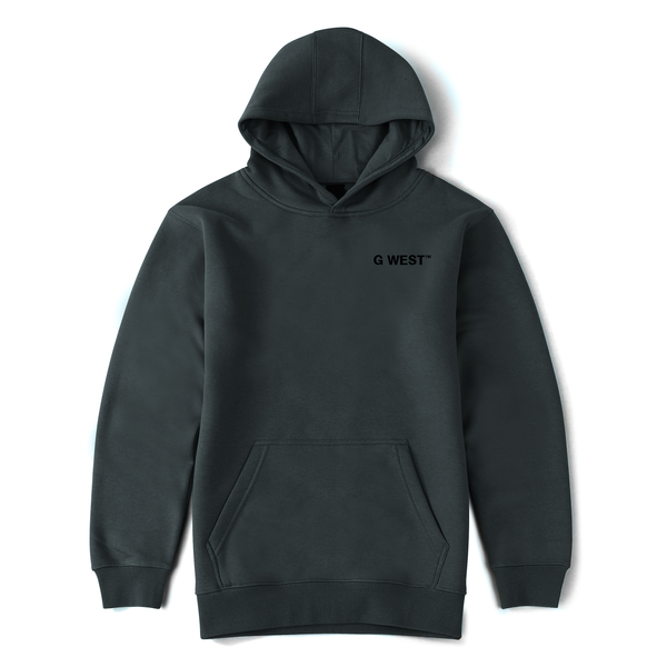 G WEST Pullover Hoodie With Logo Mens Style : GWHDWL7002