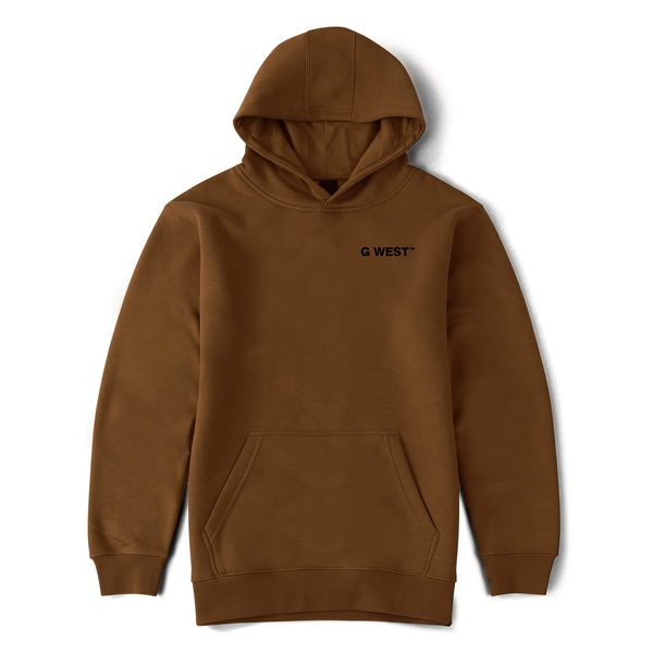 G WEST Pullover Hoodie With Logo Mens Style : GWHDWL7002