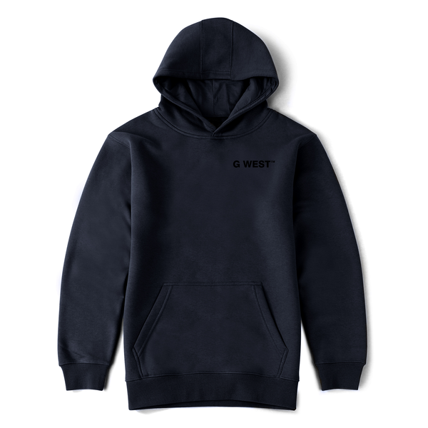G WEST Pullover Hoodie With Logo Mens Style : GWHDWL7002