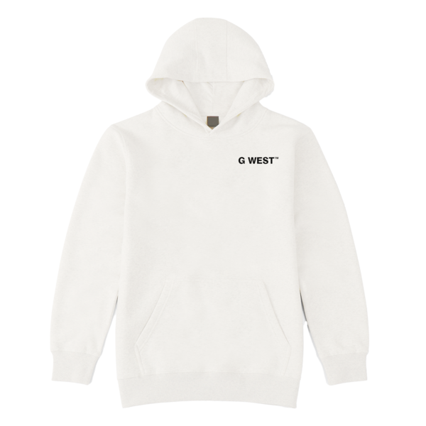 G WEST Pullover Hoodie With Logo Mens Style : GWHDWL7002