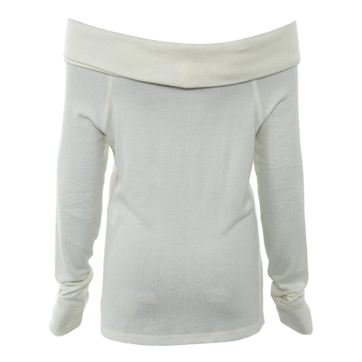 Abercrombie & Fitch Cozy Off-the-shoulder Tee Womens Style : 139-516-0460