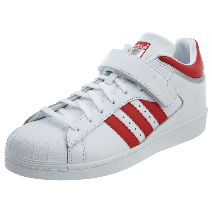 adidas Pro Shell White Scarle-Silver Metallic