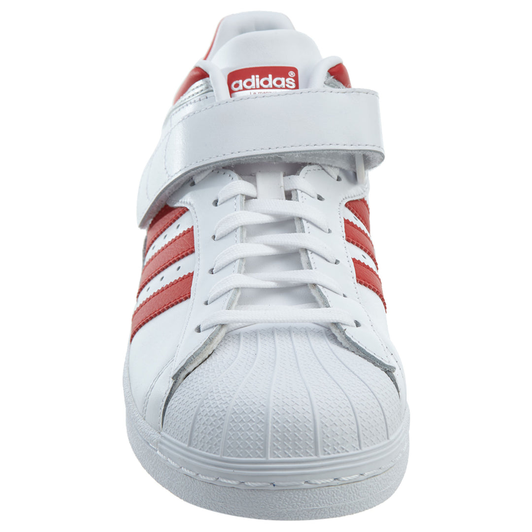 adidas Pro Shell White Scarle-Silver Metallic