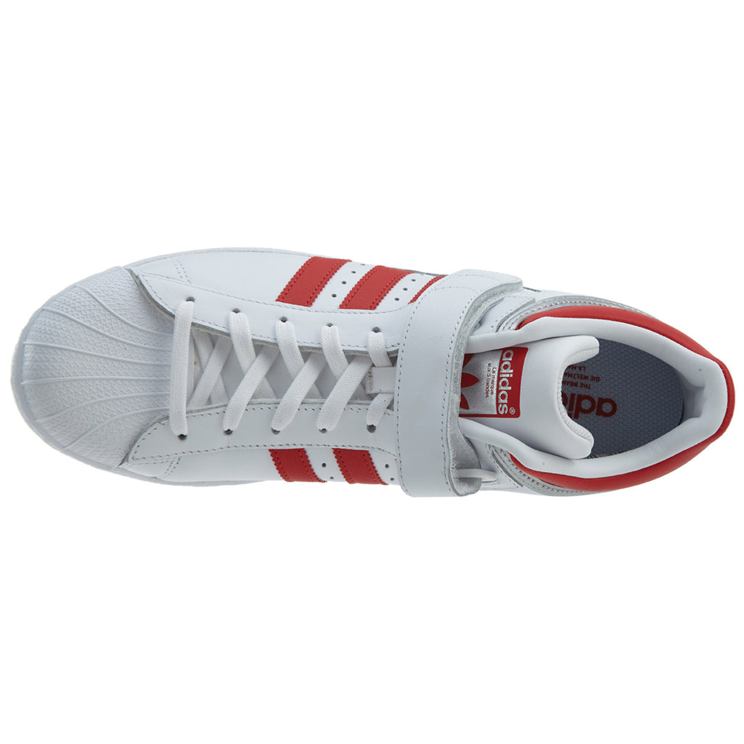 adidas Pro Shell White Scarle-Silver Metallic