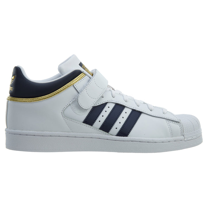 adidas Pro Shell White Navy-Gold Metallic