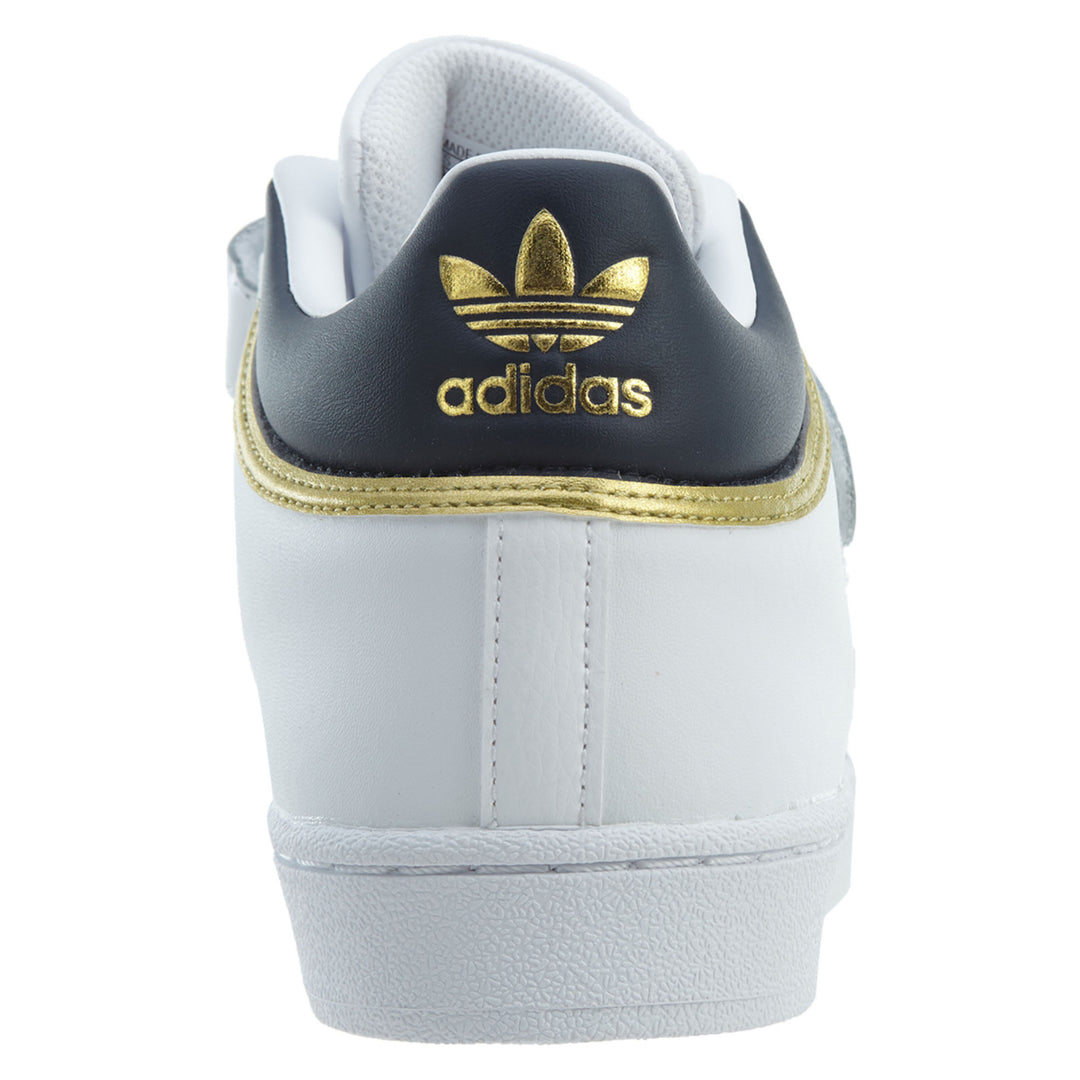 adidas Pro Shell White Navy-Gold Metallic
