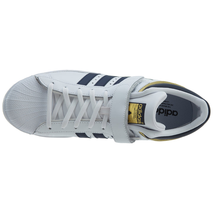 adidas Pro Shell White Navy-Gold Metallic