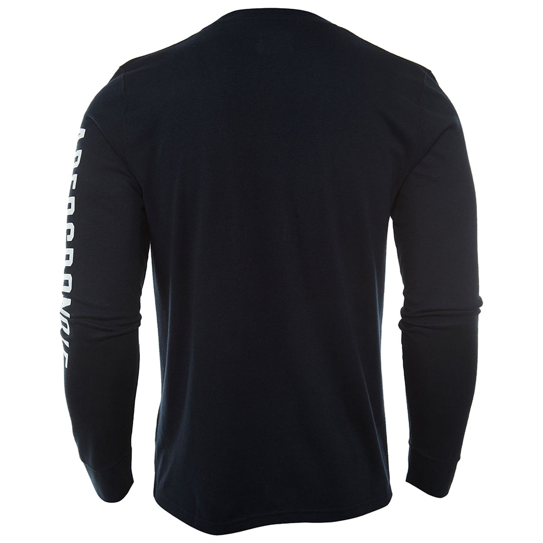 Abercrombie & Fitch Printed Long Sleeve Crew Neck T-shirt Mens Style : 175-123-0063