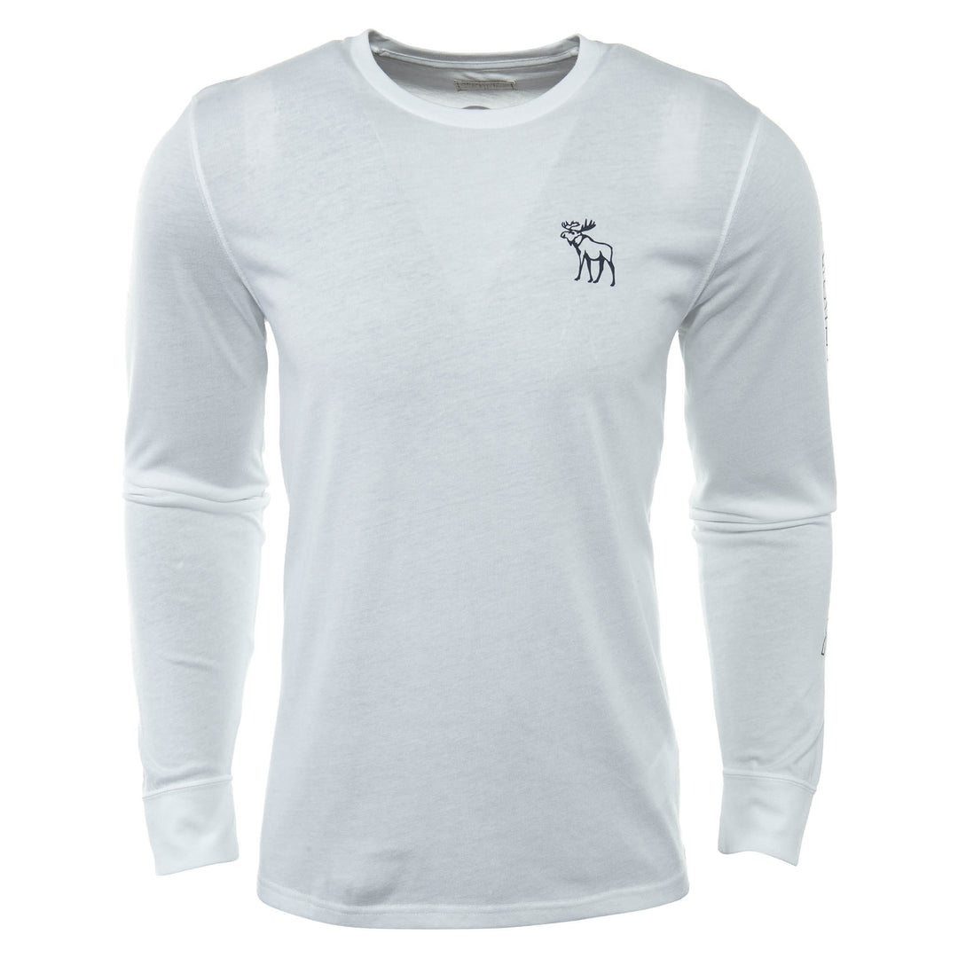 Abercrombie & Fitch Long-sleeve Graphic Crew Neck T-shirt Mens Style : 175-123-0060