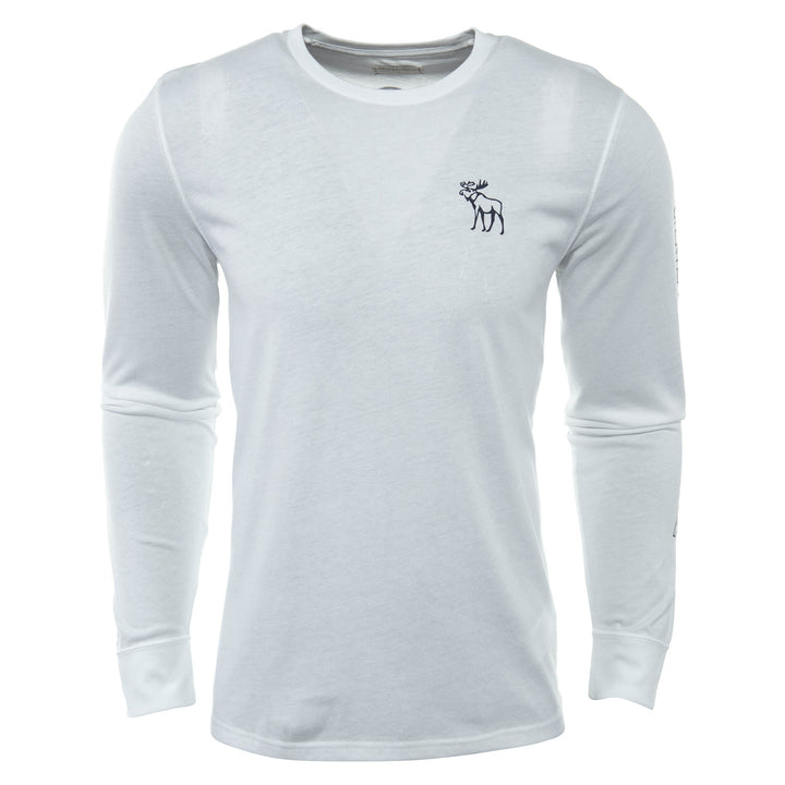 Abercrombie & Fitch Long-sleeve Graphic Crew Neck T-shirt Mens Style : 175-123-0060