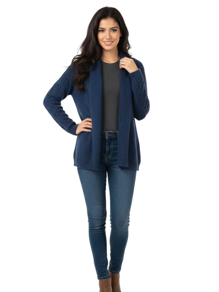 L.L.Bean Women's Cotton Shawl Collar Sweater