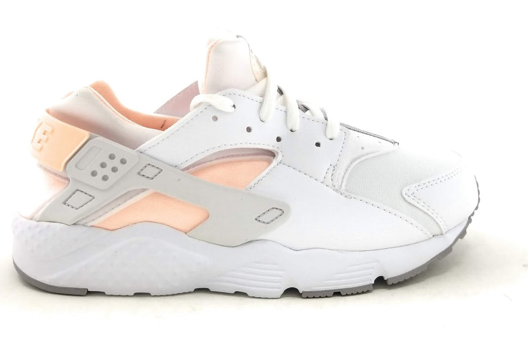 Nike Huarache Run White Crimson Shoes Boys / Girls Style :704951