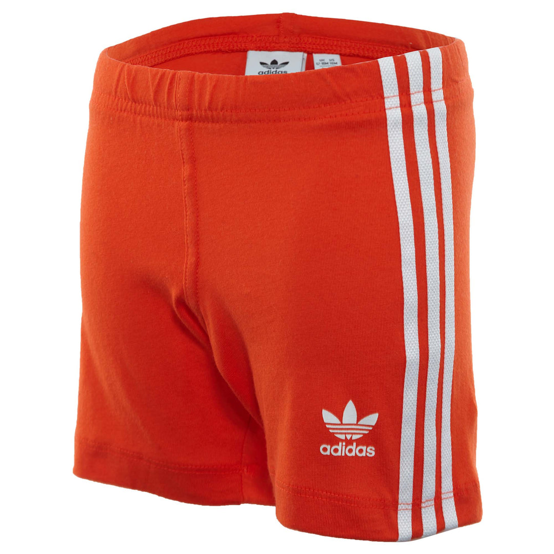 Adidas Short Tee Set Toddlers Style : Dv2814-WHITE/ACTORA