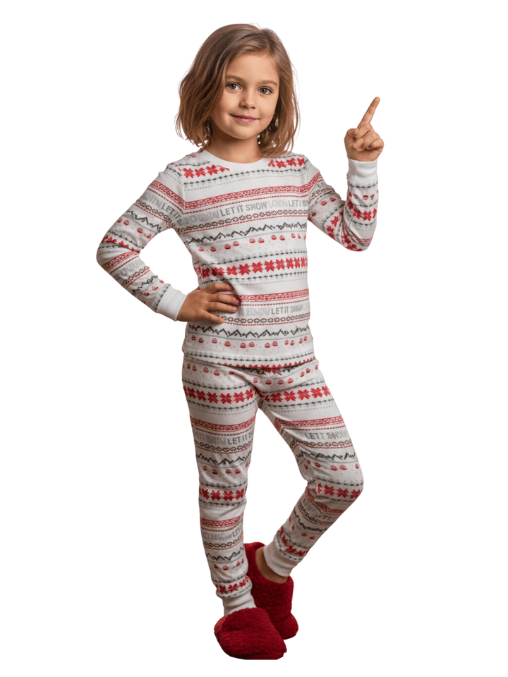 Hanna Andersson Let It Snow Organic Cotton Pajama Set
