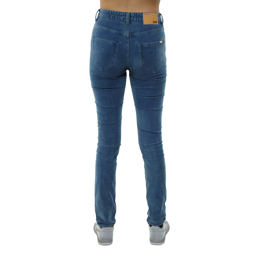 The Cords & Co 5-pocket High Waist Skinny Fit Tight Bottom Leg Womens Style : Hey Ess30309