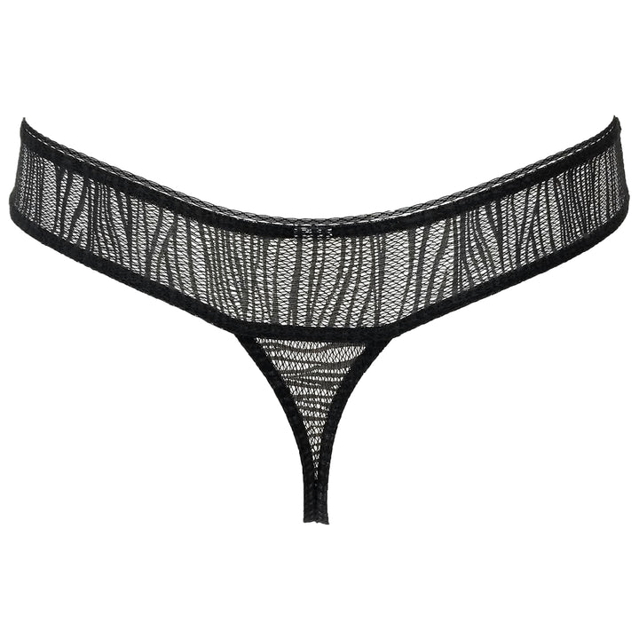 La Perla Daphne Lace Black  Thong Womens Style : 0019088-0002