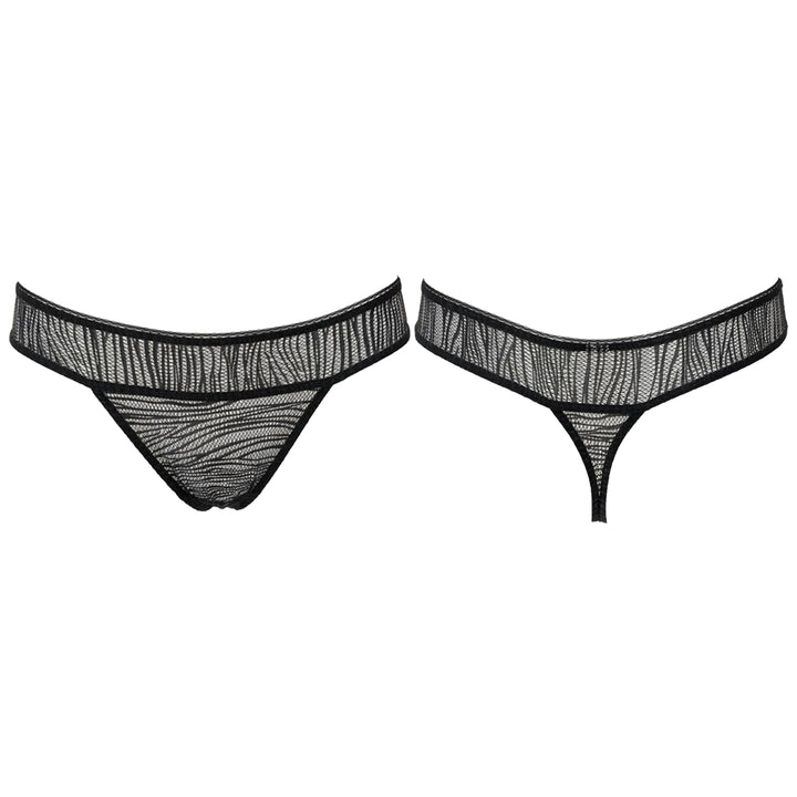 La Perla Daphne Lace Black  Thong Womens Style : 0019088-0002