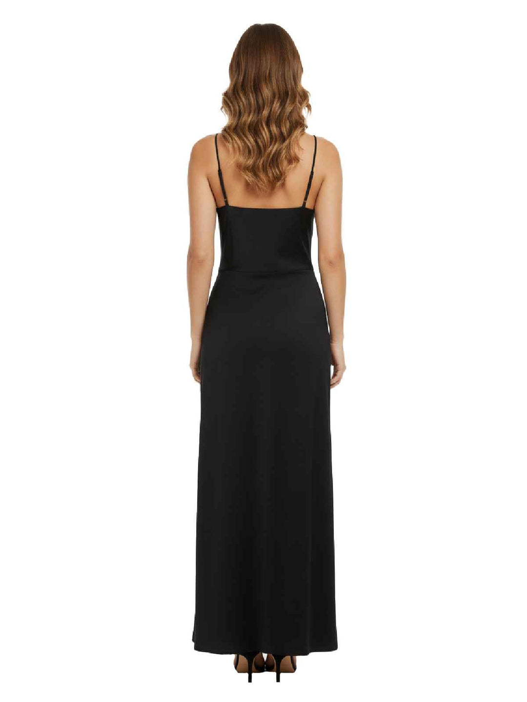 Elegant Black Velvet Dress