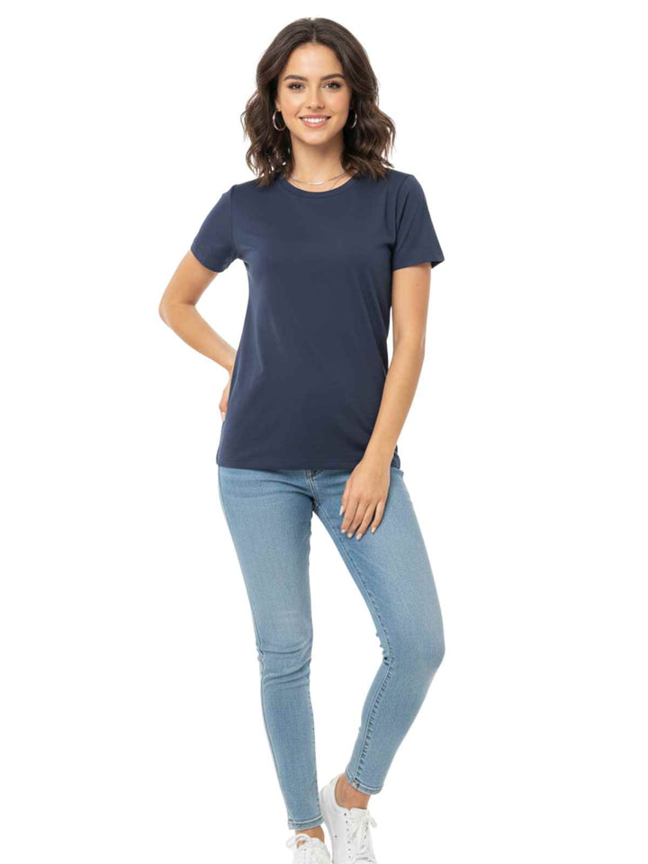 Blue Short Sleeve Top
