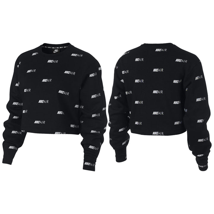 Nike Printed Fleece Crew Womens Style : Bv9006-010