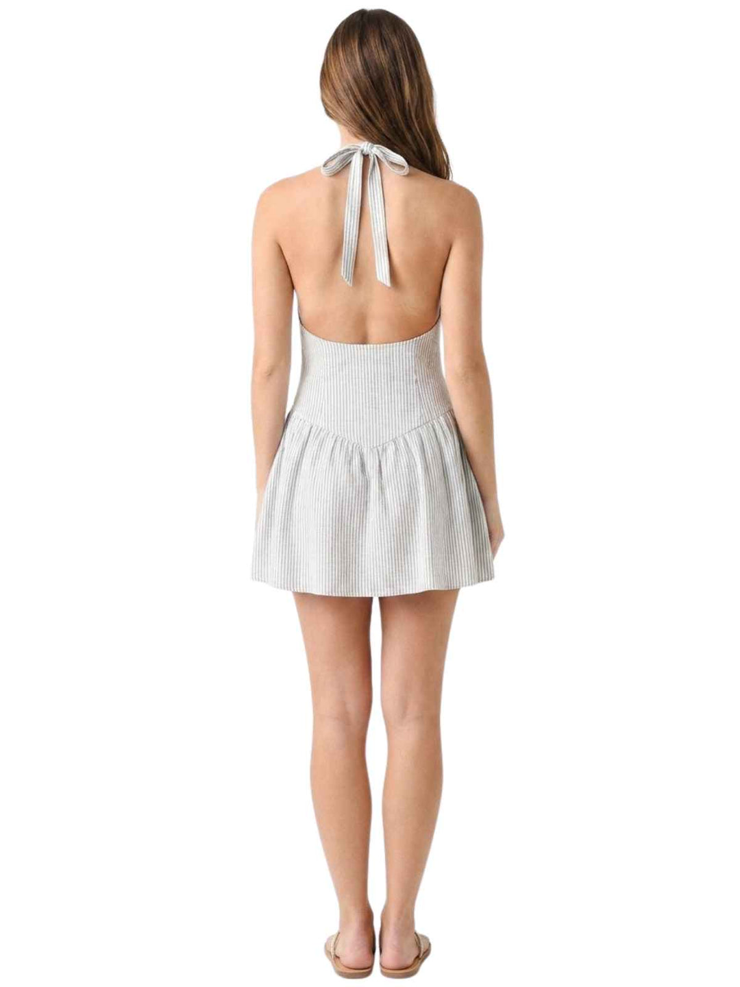 Striped Halter Sundress