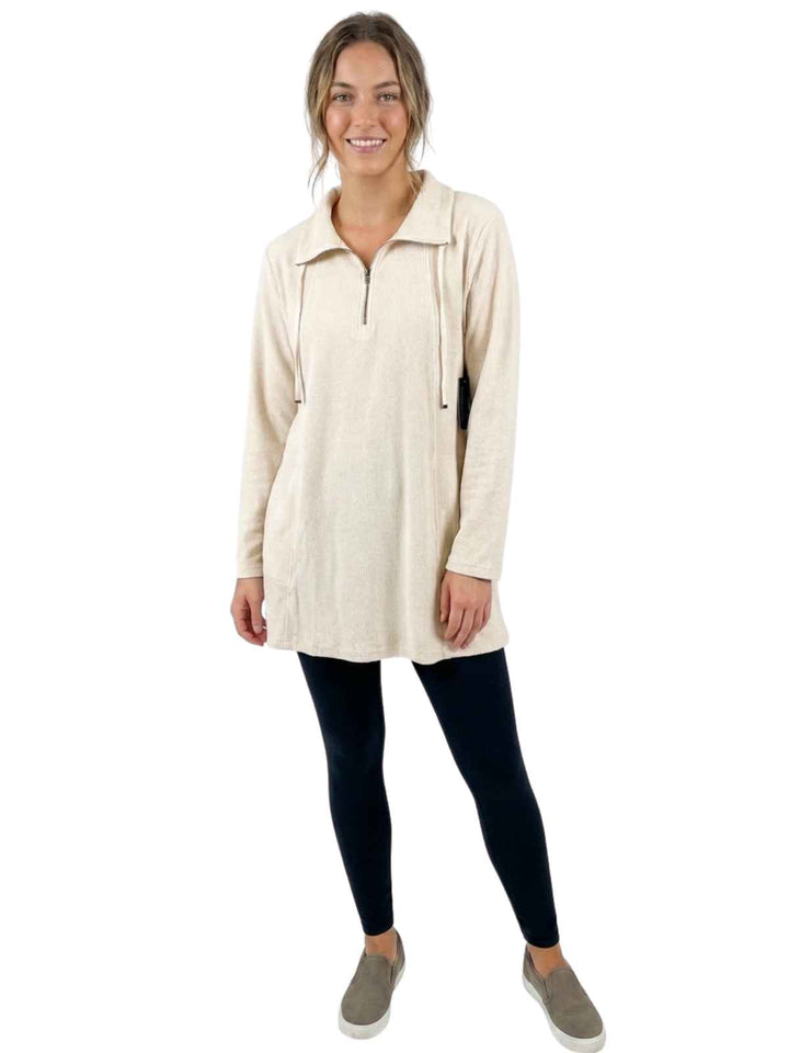 NY Collection Long Sleeve Pullover Dress