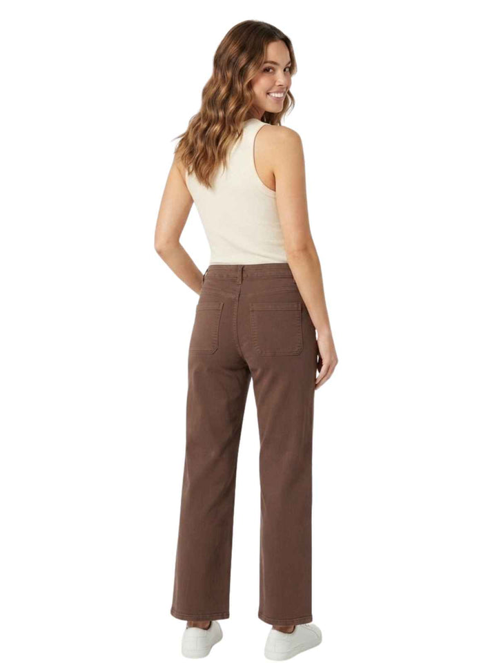 Abound Wide Leg Patch Pocket Crop Pants