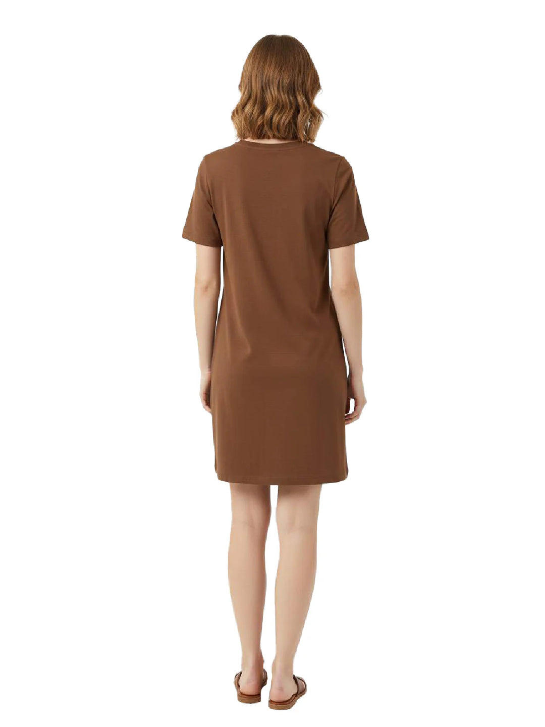 Casual Scoop Neck Short Sleeve Dress