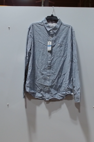 Goodfellow & Co. Standard Fit Patterned Long Sleeve Button-Down Shirt
