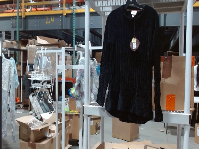 Free People Black Velvet Blouse