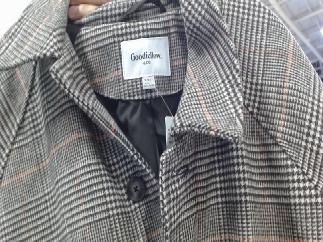 Goodfellow & Co Men's XXL Plaid Coat