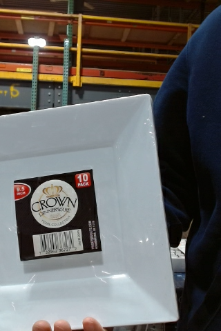 Crown Dinnerware Collection Plates