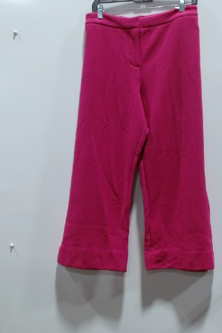 Pink Wide Leg Crop Pants