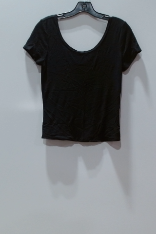 Black Short Sleeve Top