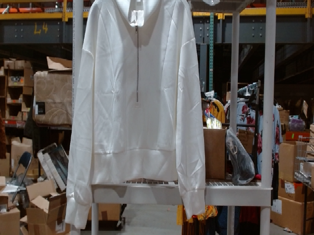 White Pullover Sweatshirt