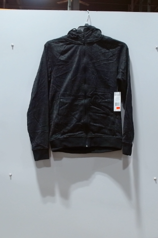 C9 Champion Women's Medium Gray Velour Full Zip Activewear Jacket