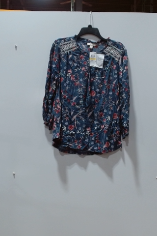 Lucky Brand Women's Floral Print Blouse