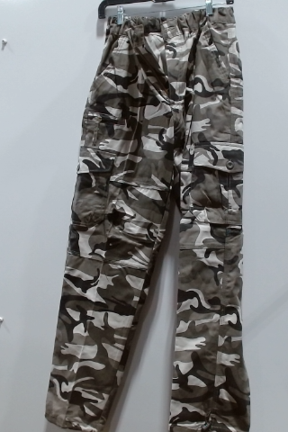 Camo Print Cargo Pants