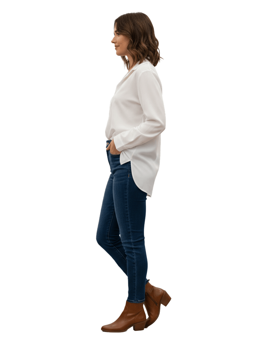 White Long Sleeve Blouse