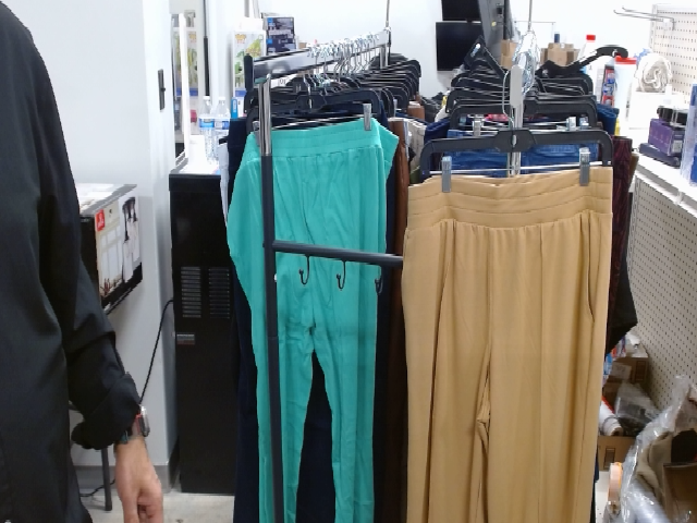 Green Casual Pants