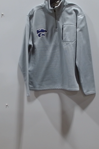 Under Armour Men's Kansas State Wildcats Grey Fleece Pullover