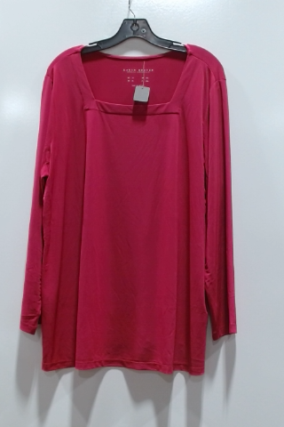 Karen Kane Square Neck Long Sleeve Top