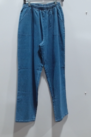 Women's Blue Cotton Jeans