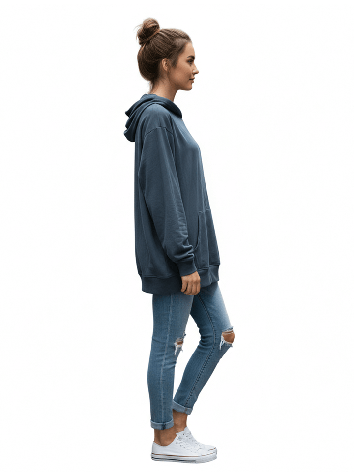 Gray Activewear Hoodie