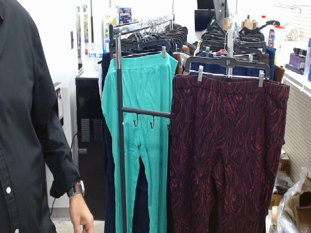 Printed Purple Pants