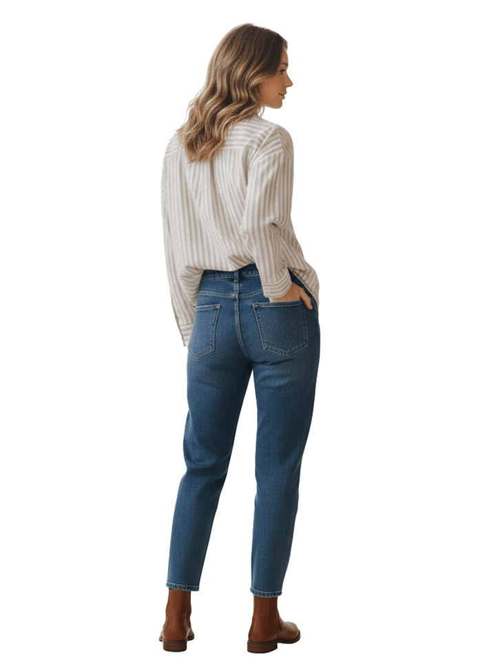 Striped Cotton Blouse